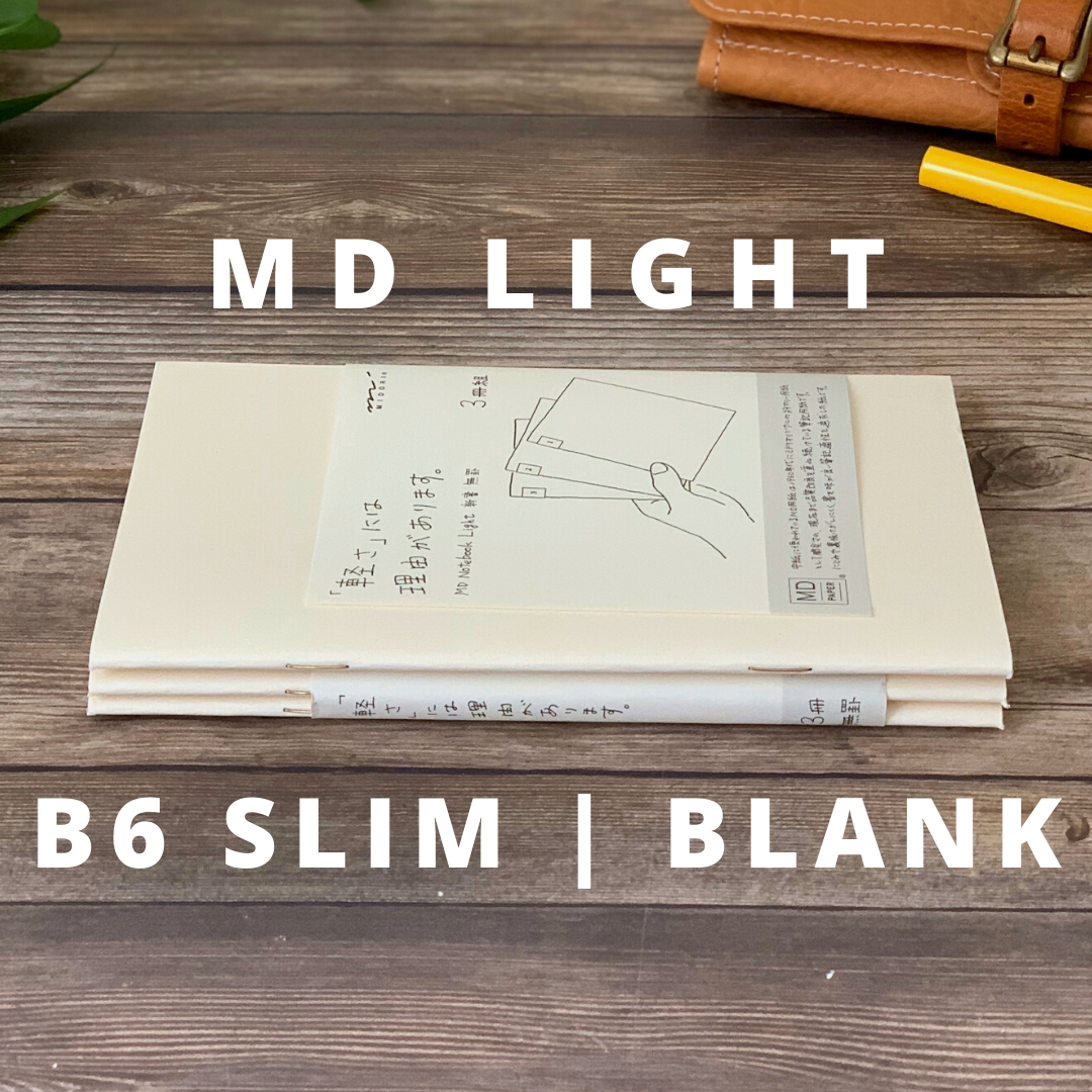 [MD] LIGHT Notebook - pack of 3 (B6 Slim)