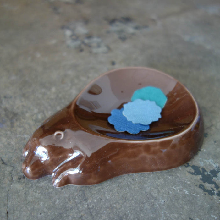 [Classiky] Porcelain Mini Dish // Bear (Brown)