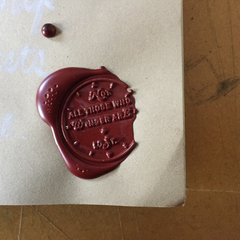 [BK Original Wax Seal] Not All Those Who Wander are Lost