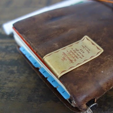 The Superior Labor Money Clip + Traveler's Notebook