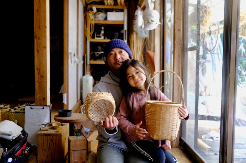 Welcoming bamboo baskets by Chicktack Bamboo Craft Works