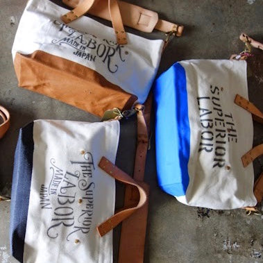 バッグ THE SUPERIOR LABOR canvas shoulder bag The Superior Labor Paint Small Shoulder bag Ltd. natural