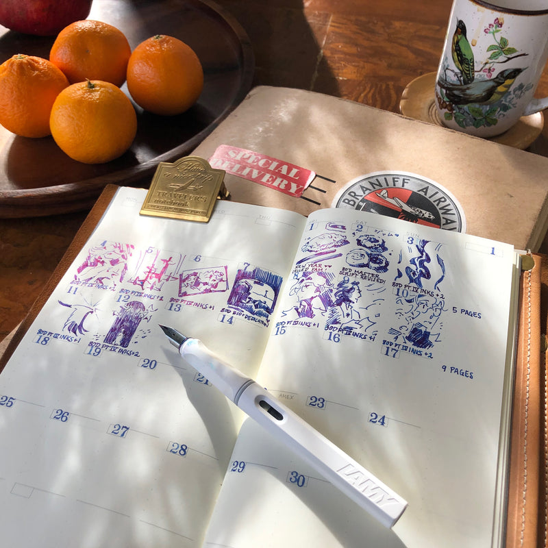Seasons on Paper: 11 Months of Daily Drawings in the JIYU // A.C.