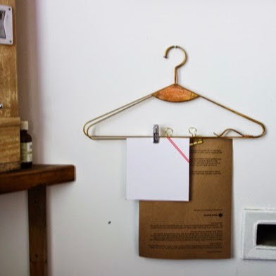 Creating orders... with brass hangers