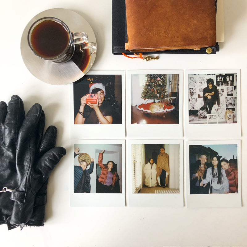Sky-blue Box with a Black Tongue: My Vintage Instant Film Camera // A.C.
