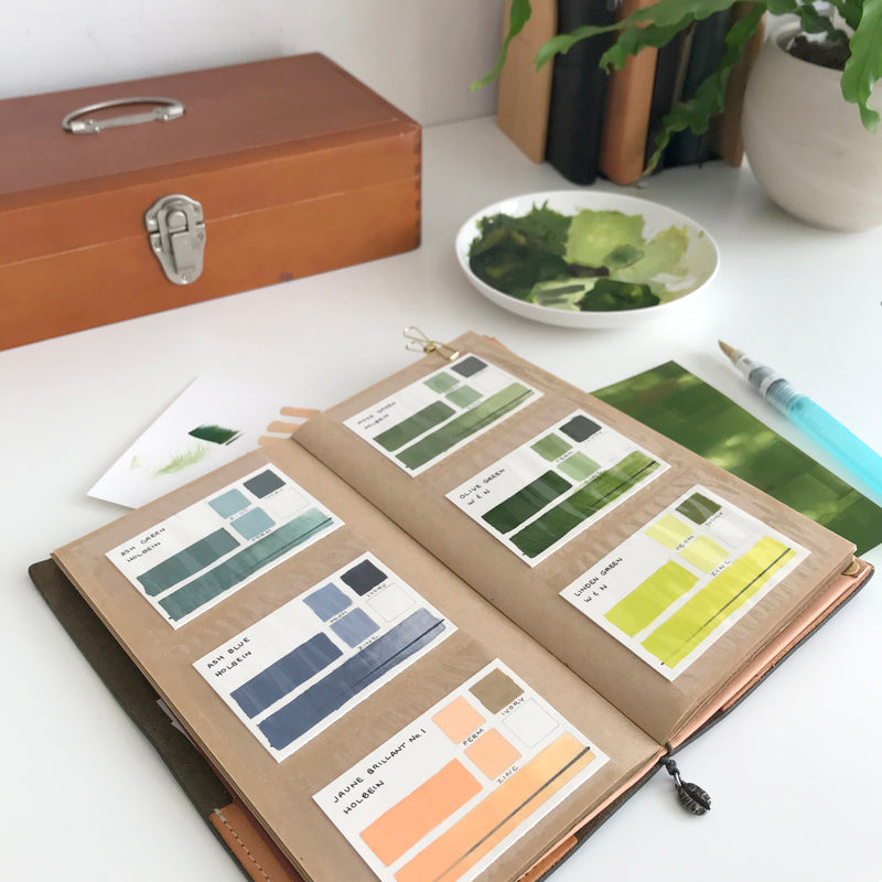 TN Card File as a Color Swatch Book