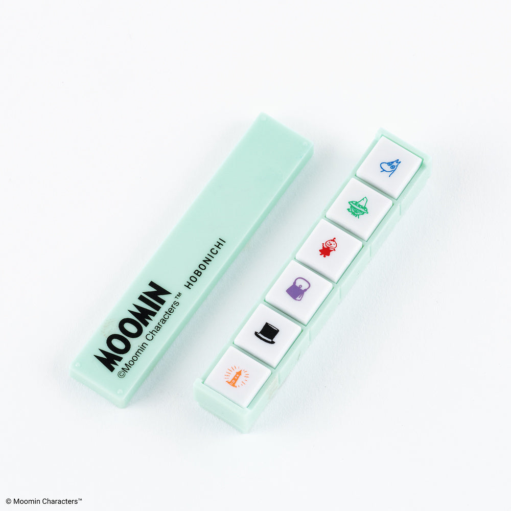 [Hobonichi] Pochitto6 Push-Button Stamp - Moomin