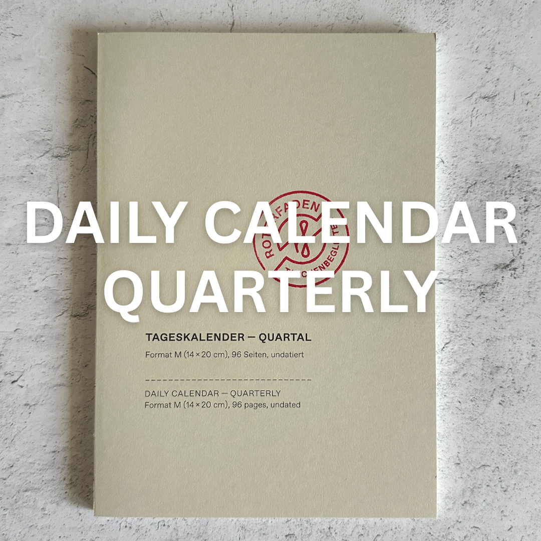 [Roterfaden] Daily Calendar Quarterly (A5)