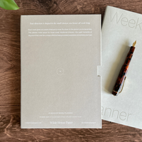 [Wilde House Paper] Week Planner