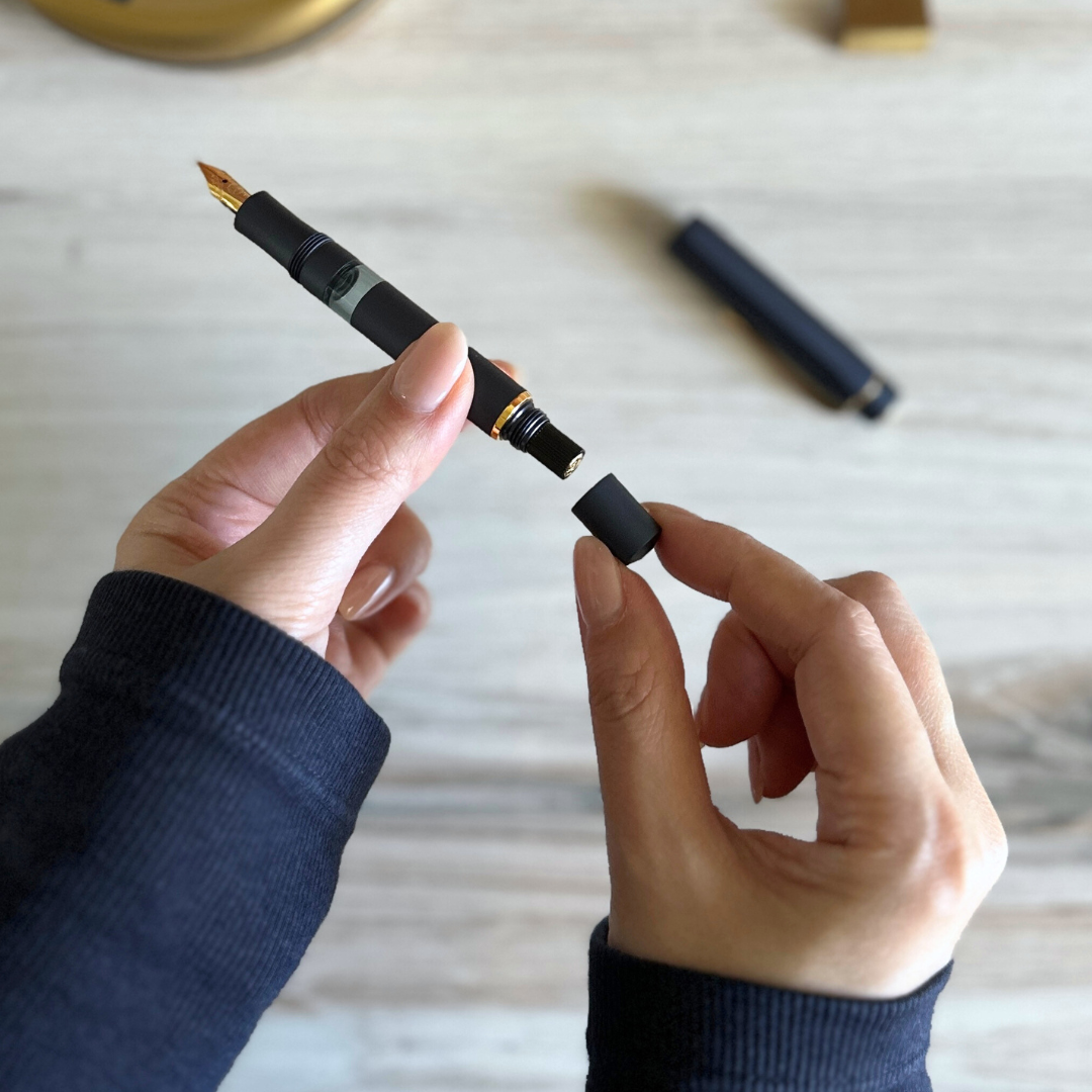 [Kaweco] AL Sport Piston Solo Fountain Pen // Navy