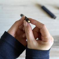 [Kaweco] AL Sport Piston Solo Fountain Pen // Navy