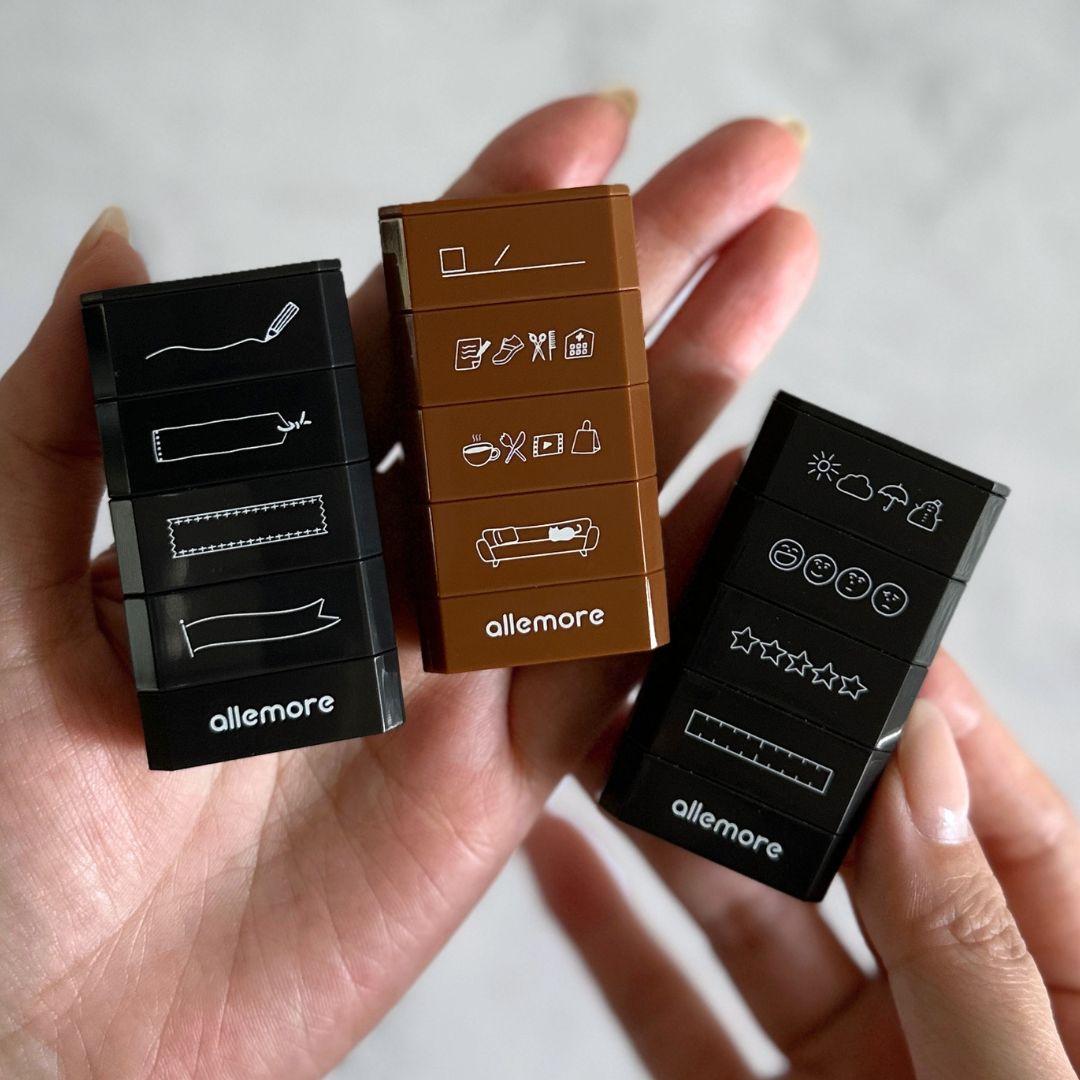 [Shachihata] Nototo 4-in-1 Linked Stamp
