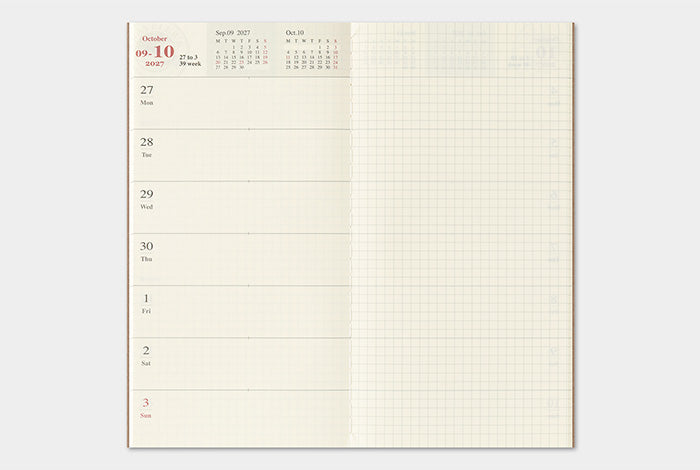[TRC 2027] Weekly Grid + Memo [PRE-ORDER]