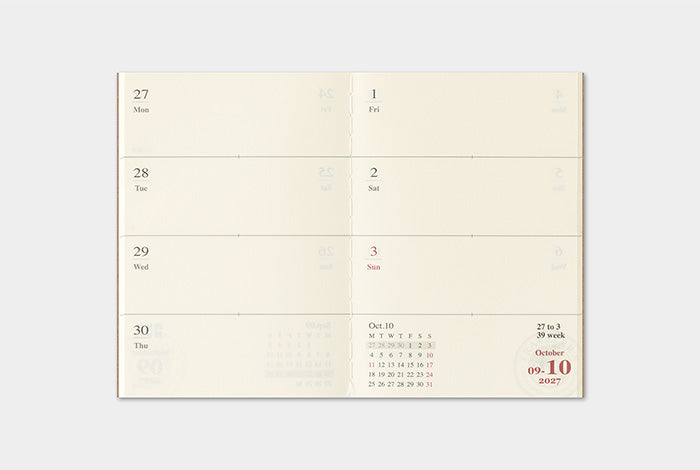 [TRC 2027] Weekly (Passport) [PRE-ORDER]