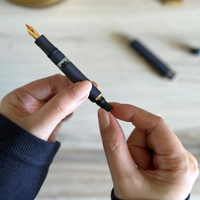 [Kaweco] AL Sport Piston Solo Fountain Pen // Navy