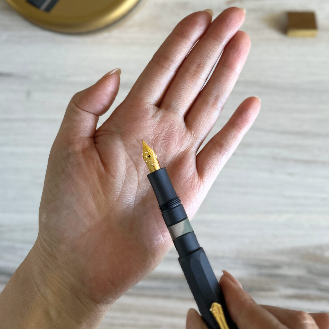 [Kaweco] AL Sport Piston Solo Fountain Pen // Navy