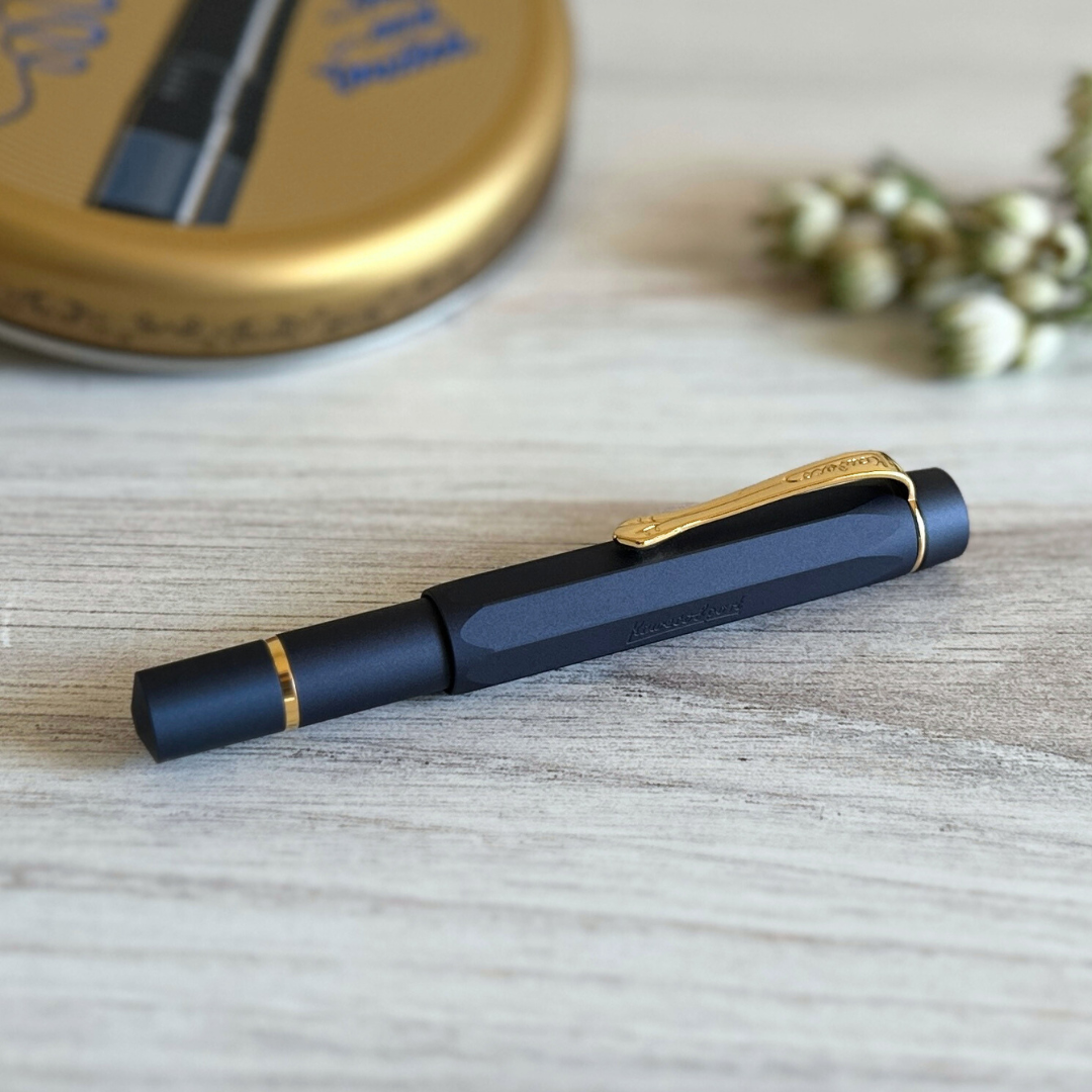 [Kaweco] AL Sport Piston Solo Fountain Pen // Navy