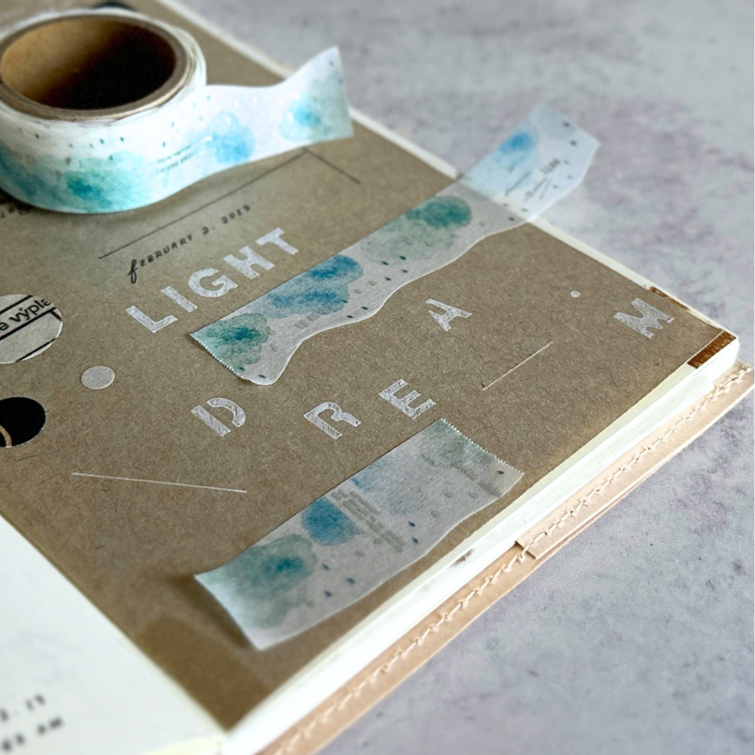 [Yohaku Die-Cut Tape] Hito Shizuku