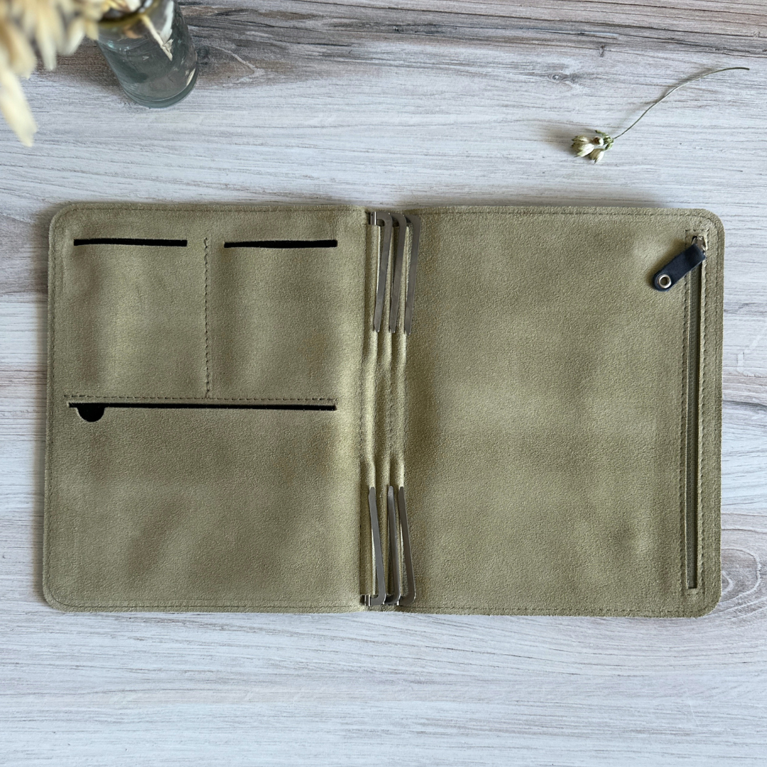 [Roterfaden] SO_26 Smoke Blue // Olive (A5)