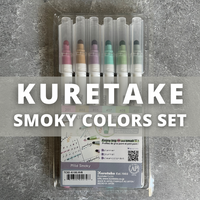 [Kuretake] Clean Color Dot // 6 Color Set