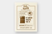 [TRC] Traveler's Notebook // Card Size 20th Anniversary Set