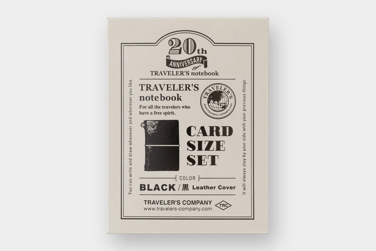 [TRC] Traveler's Notebook // Card Size 20th Anniversary Set
