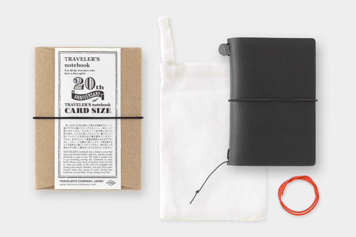 [TRC] Traveler's Notebook // Card Size 20th Anniversary Set