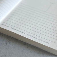 [Wilde House Paper] Routine Journal