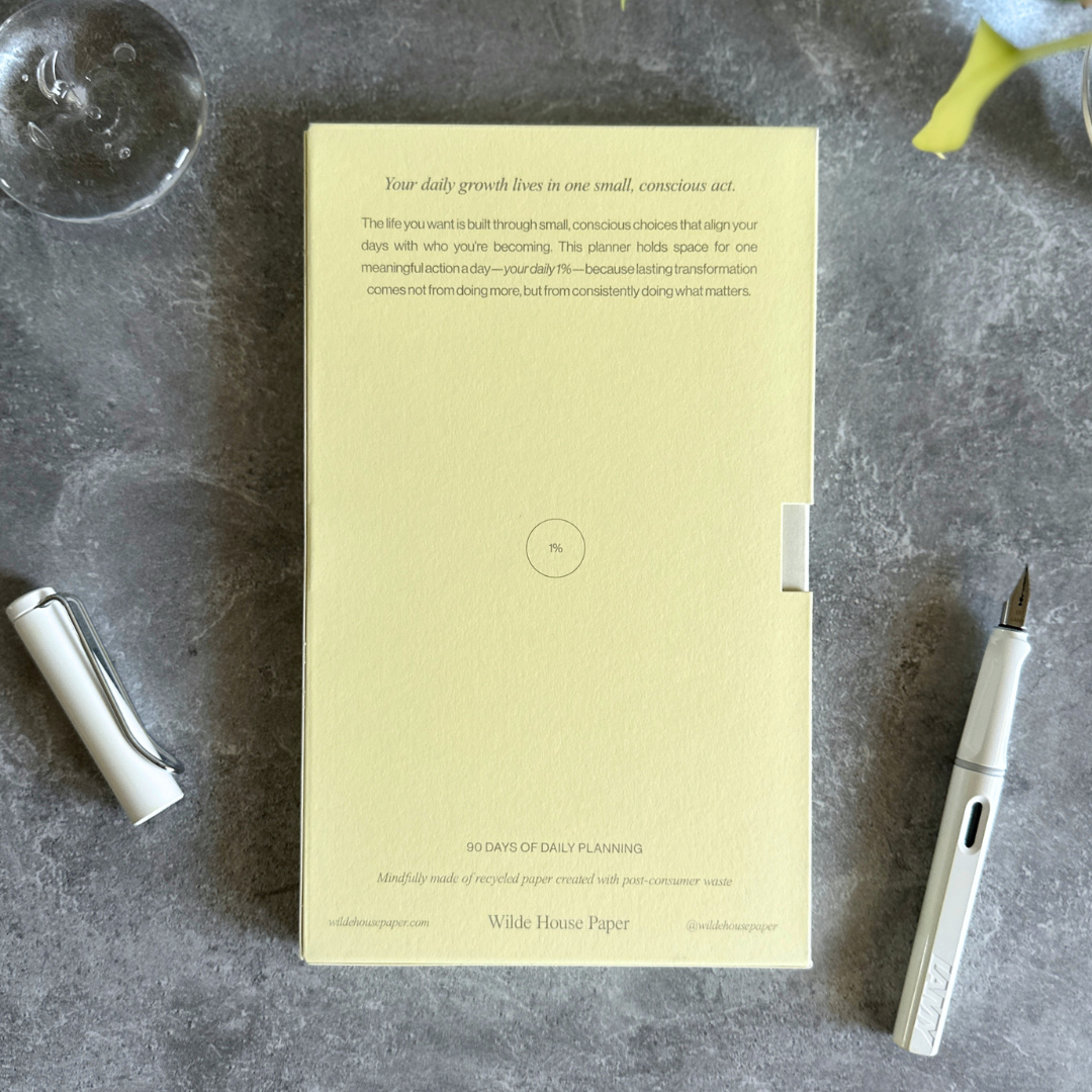 [Wilde House Paper] Day Planner