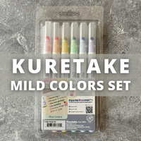 [Kuretake] Clean Color Dot // 6 Color Set