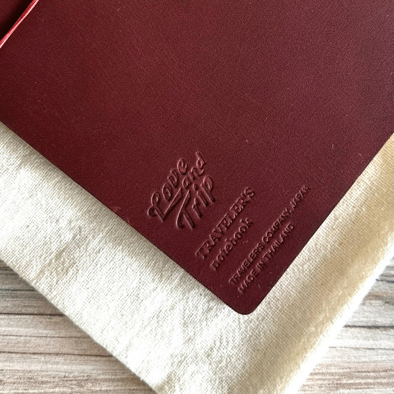[TRC] Love and Trip // Traveler's Notebook // RED
