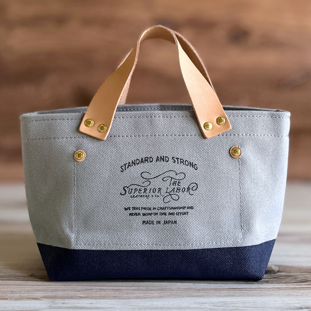 [TSL] Petite Tote // Gray Canvas