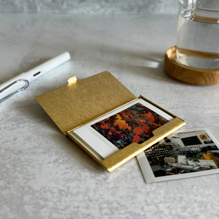 [PICUS] Brass Card Case Solid Muku