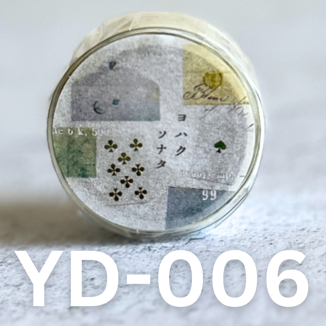 [Yohaku Die-Cut Tape] Sonata