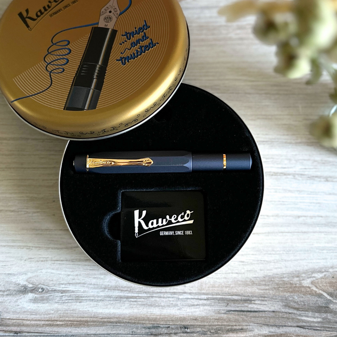 [Kaweco] AL Sport Piston Solo Fountain Pen // Navy