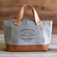 [TSL] Petite Tote // Gray Canvas