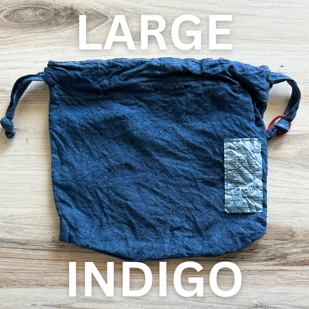 [haru nomura] "Kinchaku" Drawstring Pouch (Large)