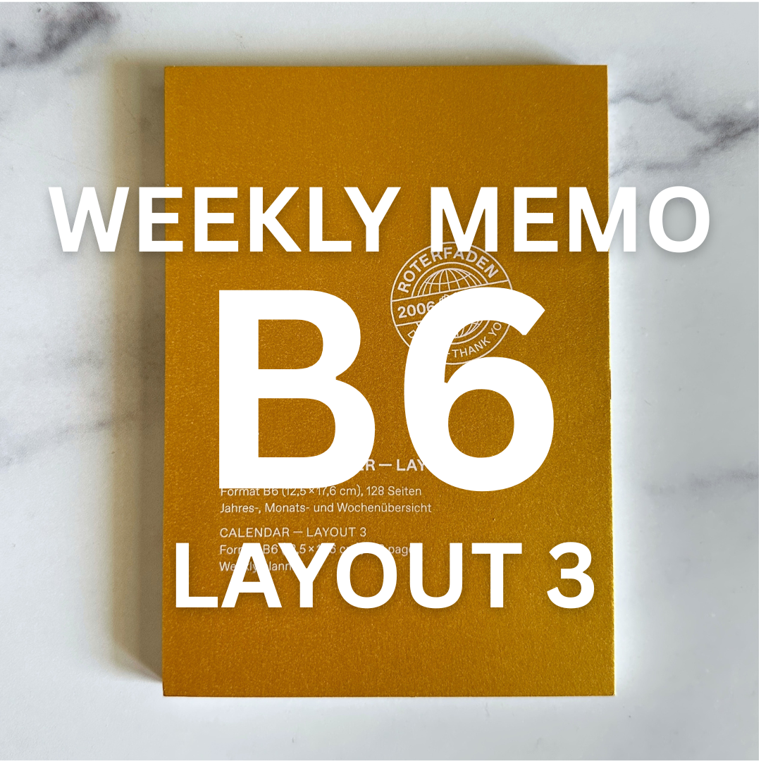 [Roterfaden 2027] Weekly Memo (B6)