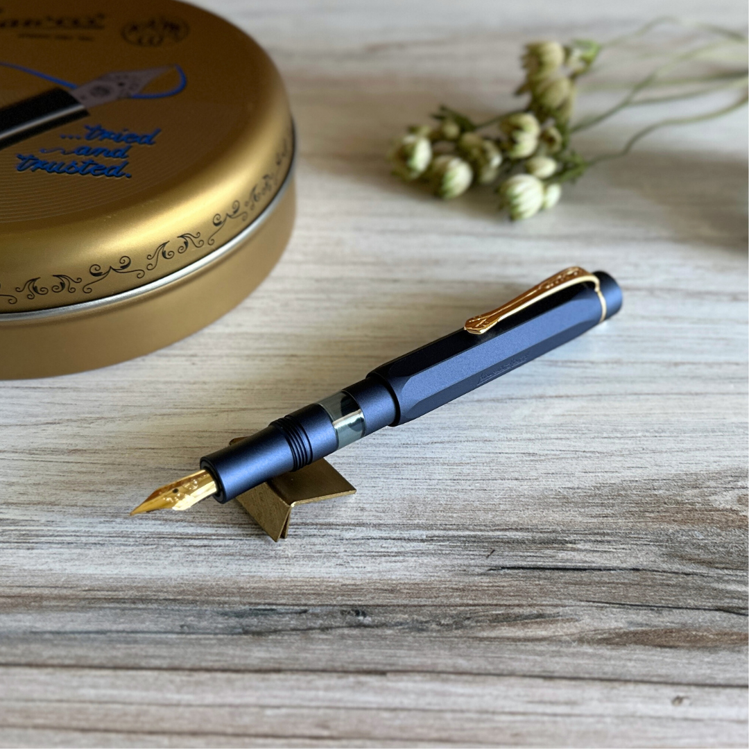 [Kaweco] AL Sport Piston Solo Fountain Pen // Navy