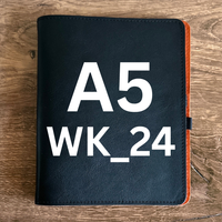 [Roterfaden] WK_24  Black // Russet Orange (A5)