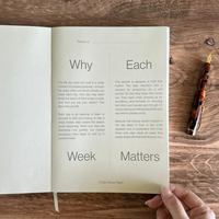 [Wilde House Paper] Week Planner