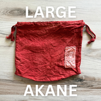 [haru nomura] "Kinchaku" Drawstring Pouch (Large)