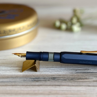 [Kaweco] AL Sport Piston Solo Fountain Pen // Navy
