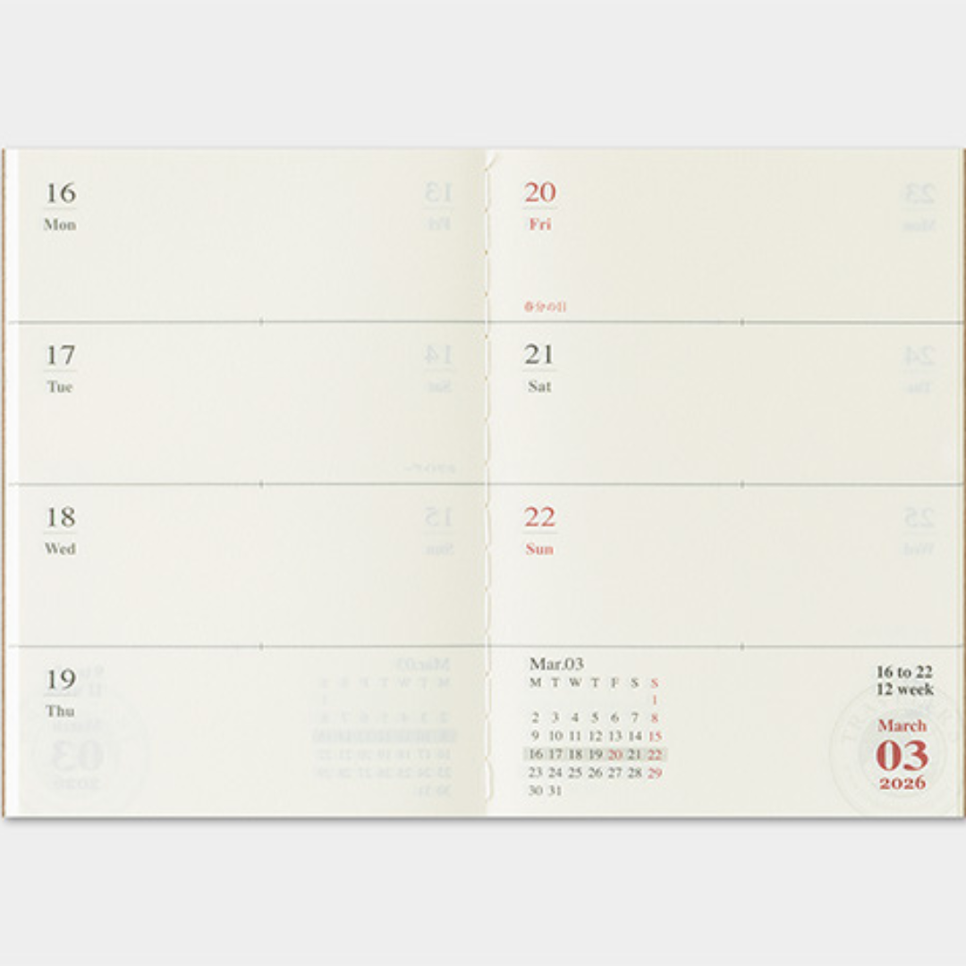 [TRC 2026] Weekly (Passport) [PRE-ORDER]