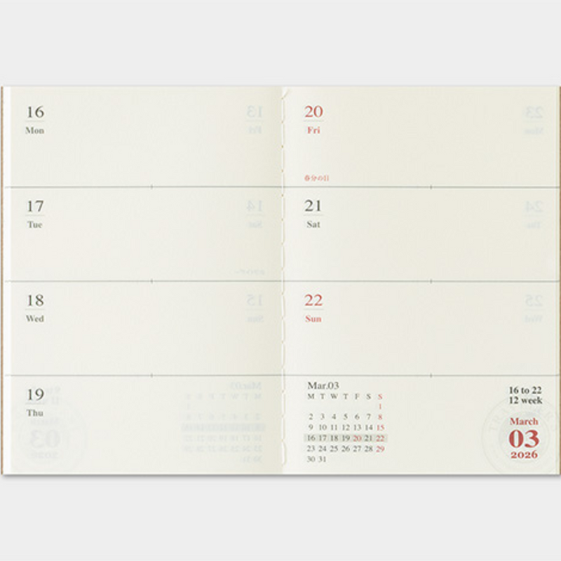 [TRC 2026] Weekly (Passport) [PRE-ORDER]