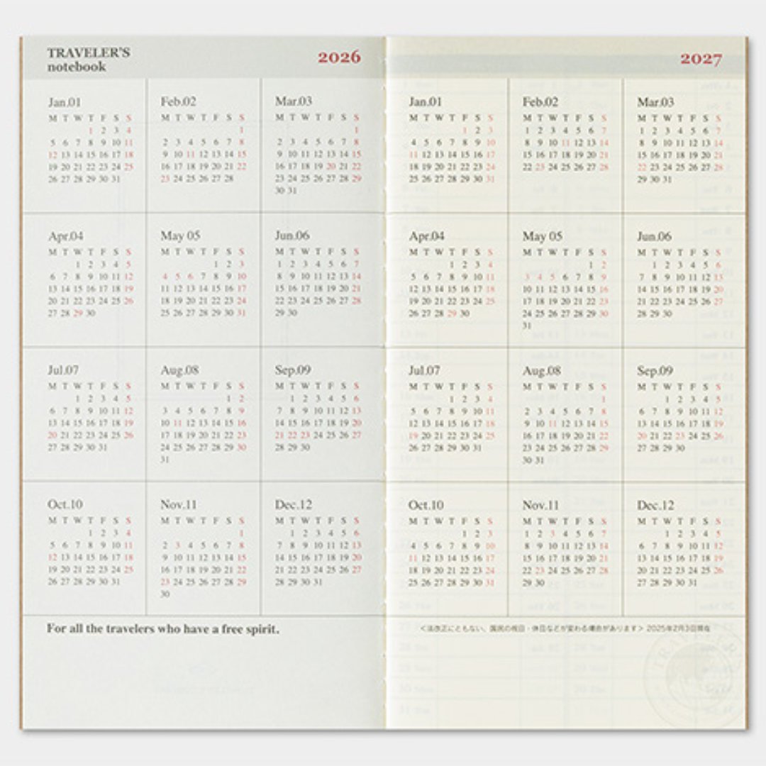[TRC 2026] Weekly Vertical [PRE-ORDER]