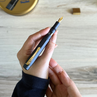 [Kaweco] AL Sport Piston Solo Fountain Pen // Navy