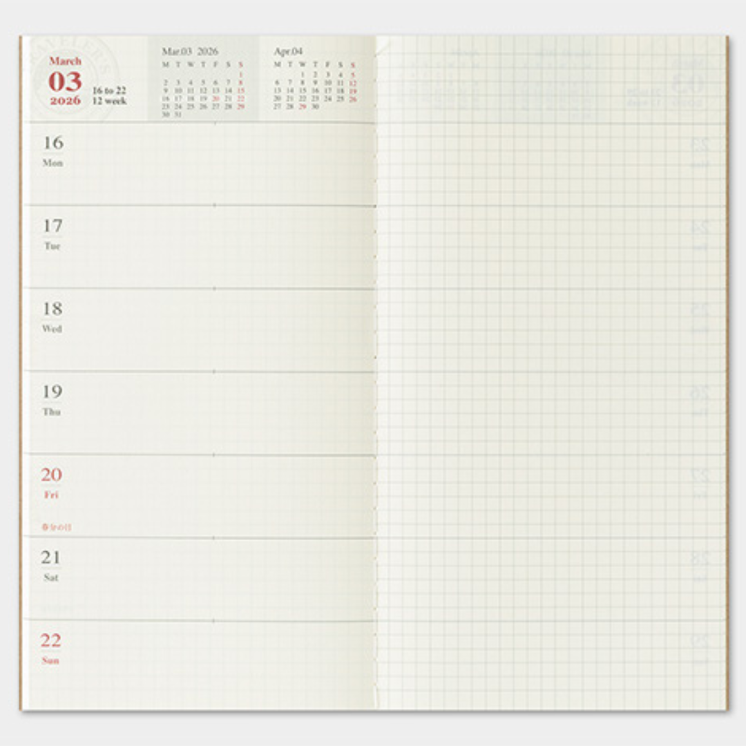 [TRC 2026] Weekly Grid + Memo [PRE-ORDER]