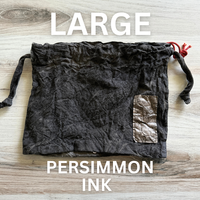 [haru nomura] "Kinchaku" Drawstring Pouch (Large)