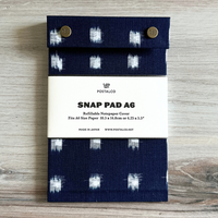 [Postalco] Snap Pad Binder // Kurume Kasuri Limited Collection (A6)
